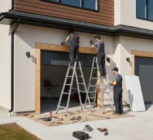 Professional garage door installation in Hollywood, Florida by RESCUE Garage Door technicians